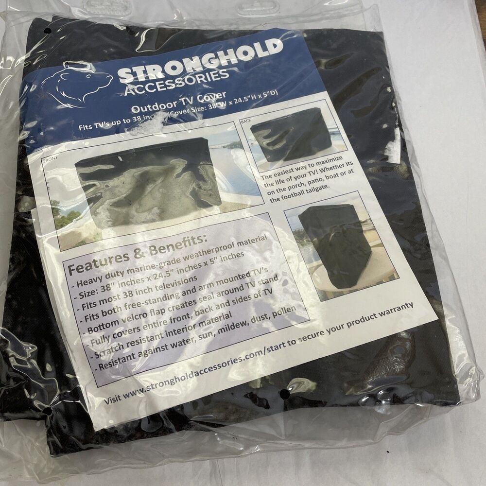 Stronghold Accessories Outdoor TV Cover Fits Up To 38” (38”w W X 24.5”H X 5” D)